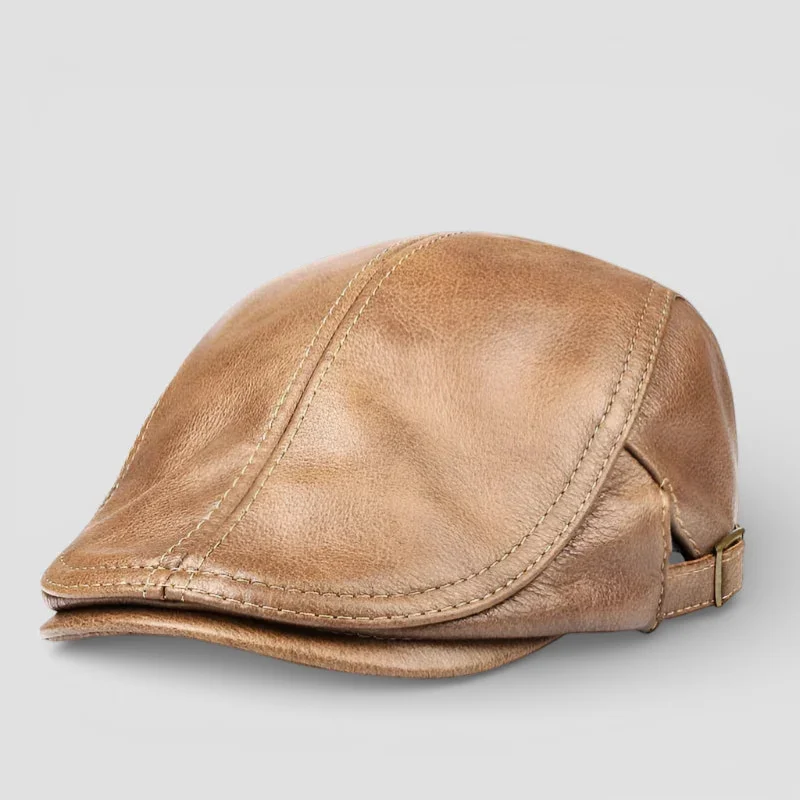 Leather Beret Men - Image 6