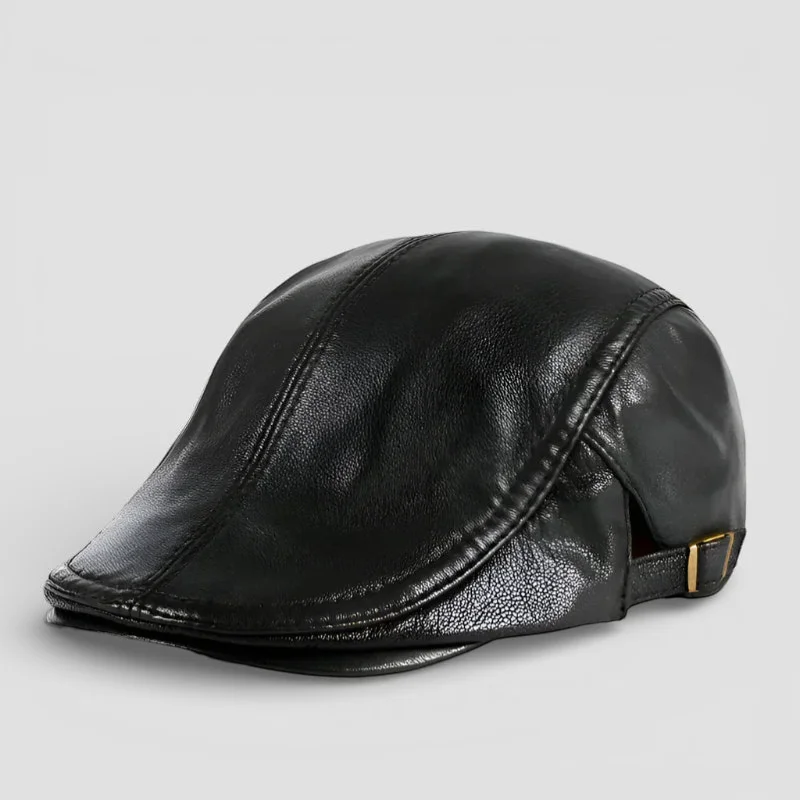 Leather Beret Men - Image 7