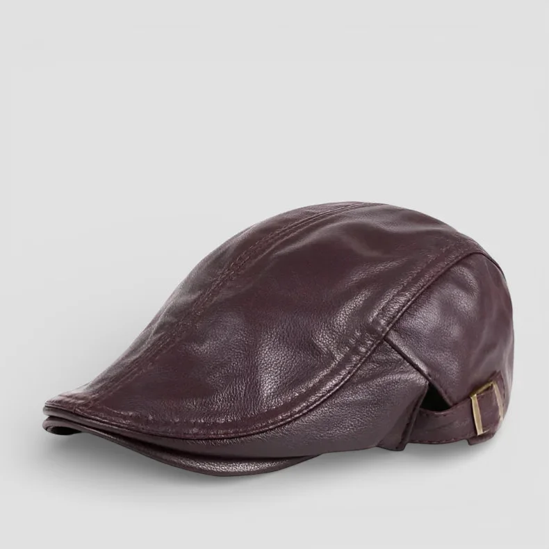 Leather Beret Men - Image 8