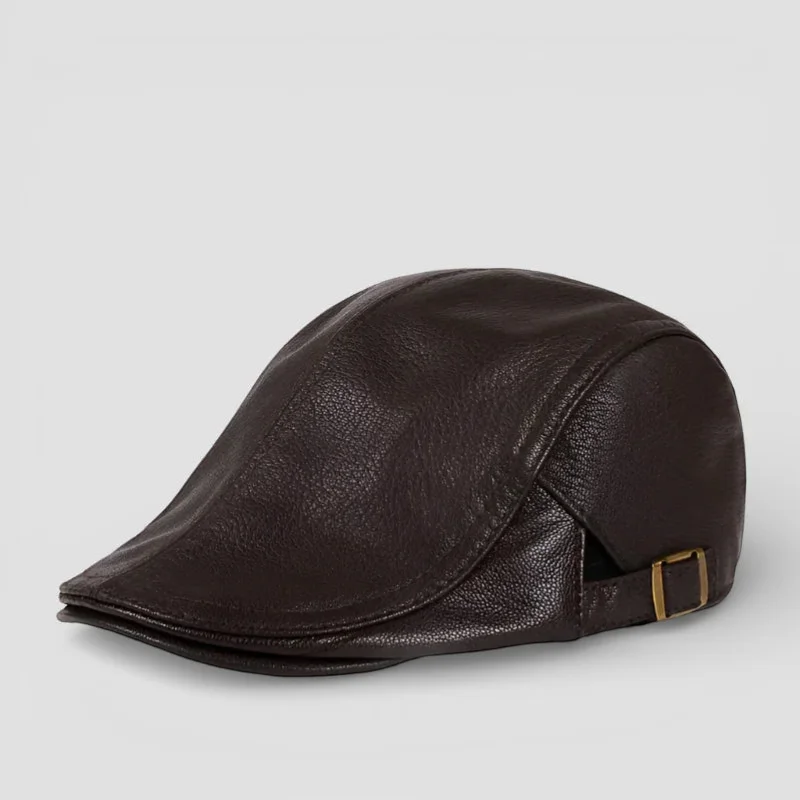 Leather Beret Men - Image 9