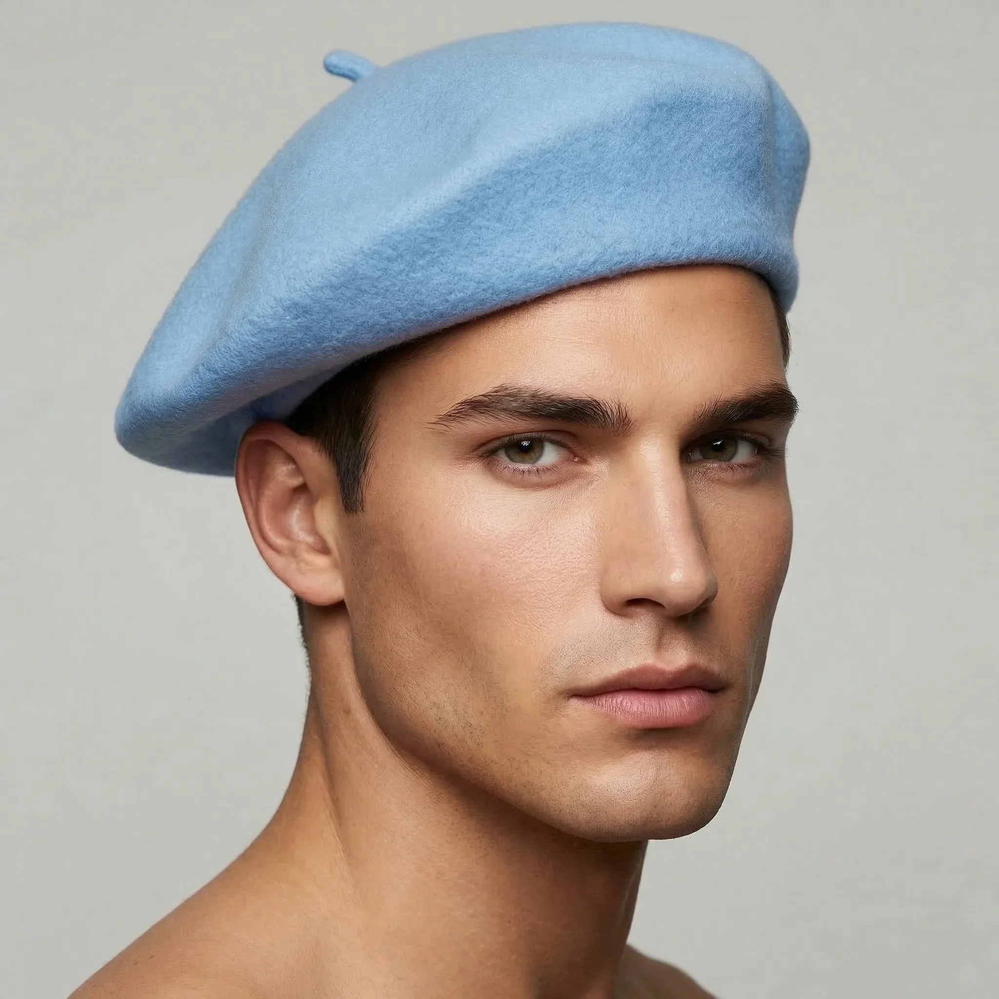 Light Blue Beret - Image 3