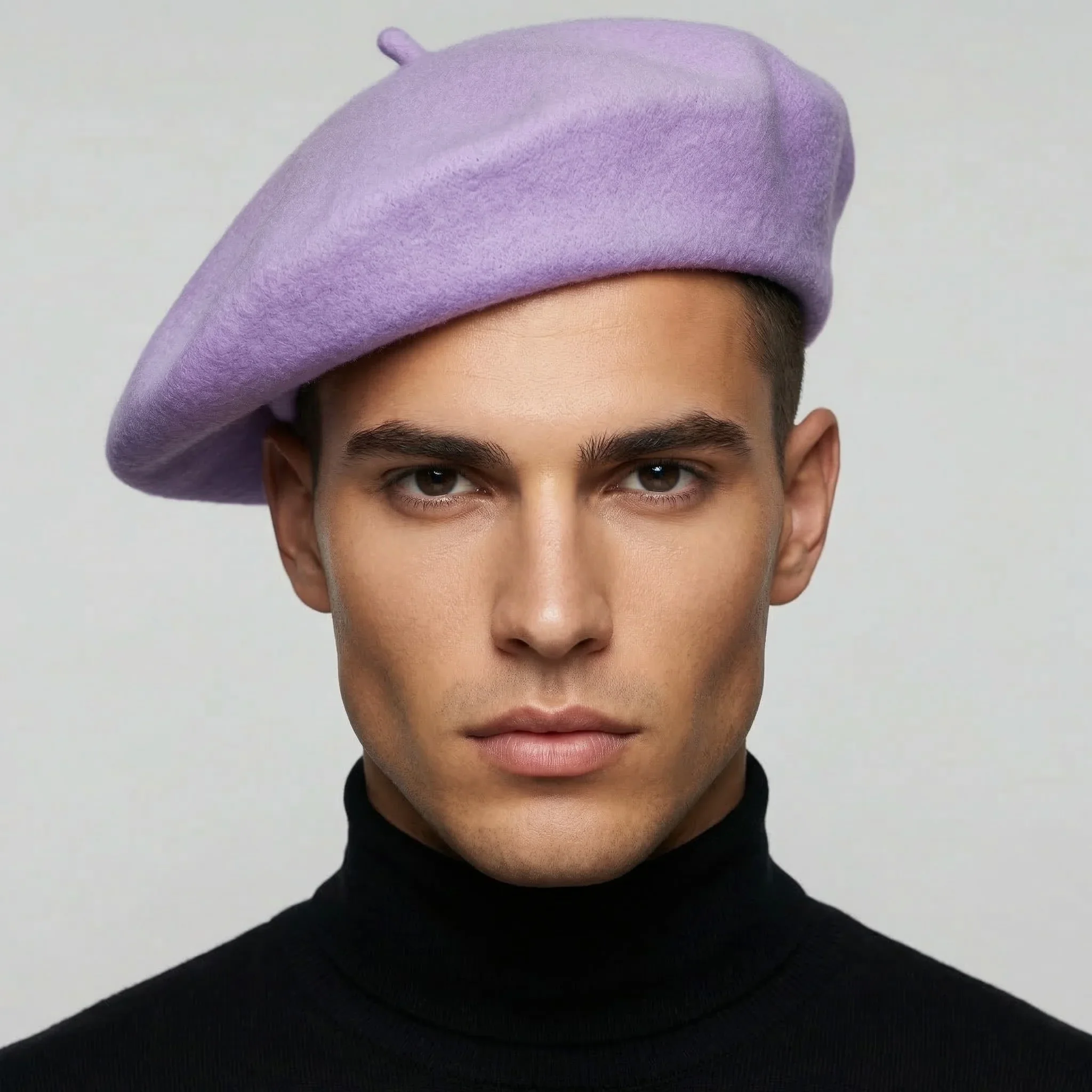 Light Purple Beret - Image 3