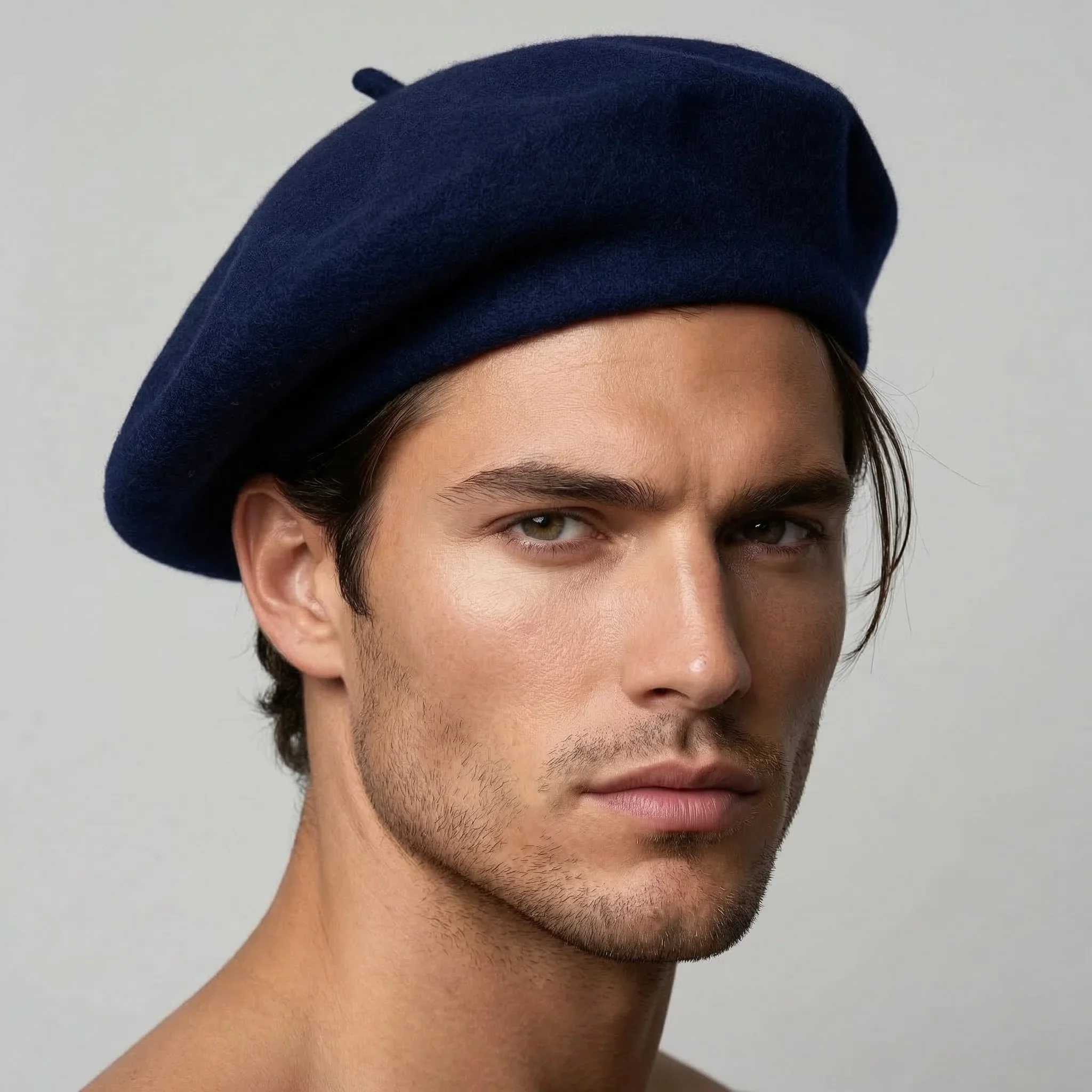 Navy Blue Beret - Image 3