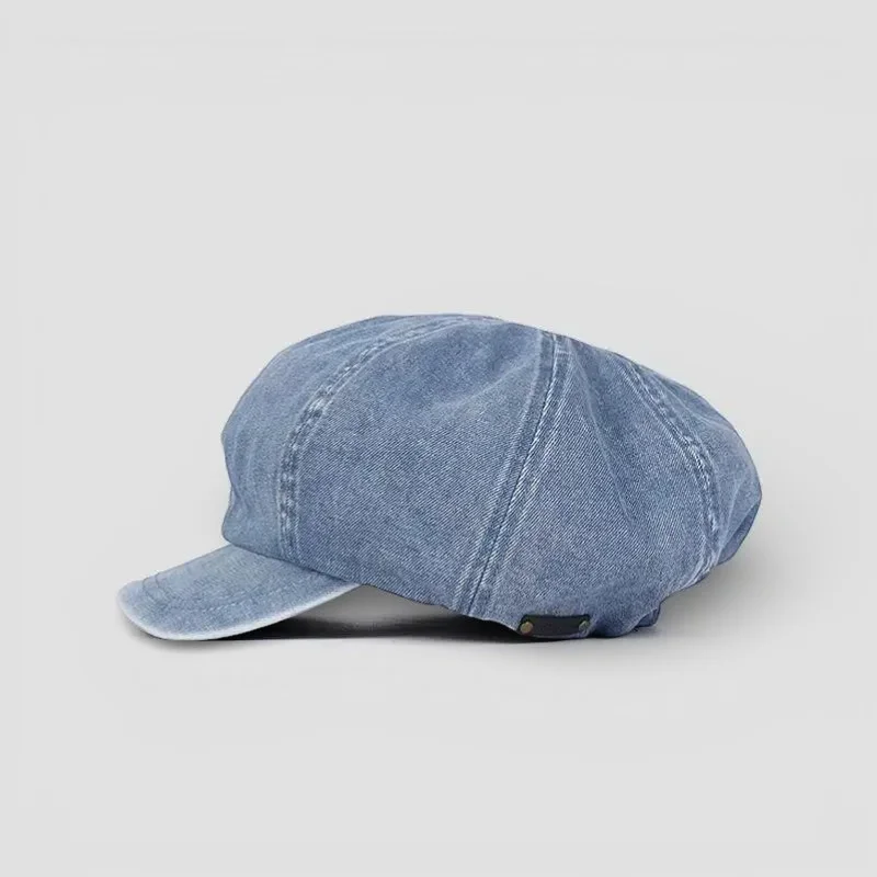 Newsboy Denim Beret - Image 3