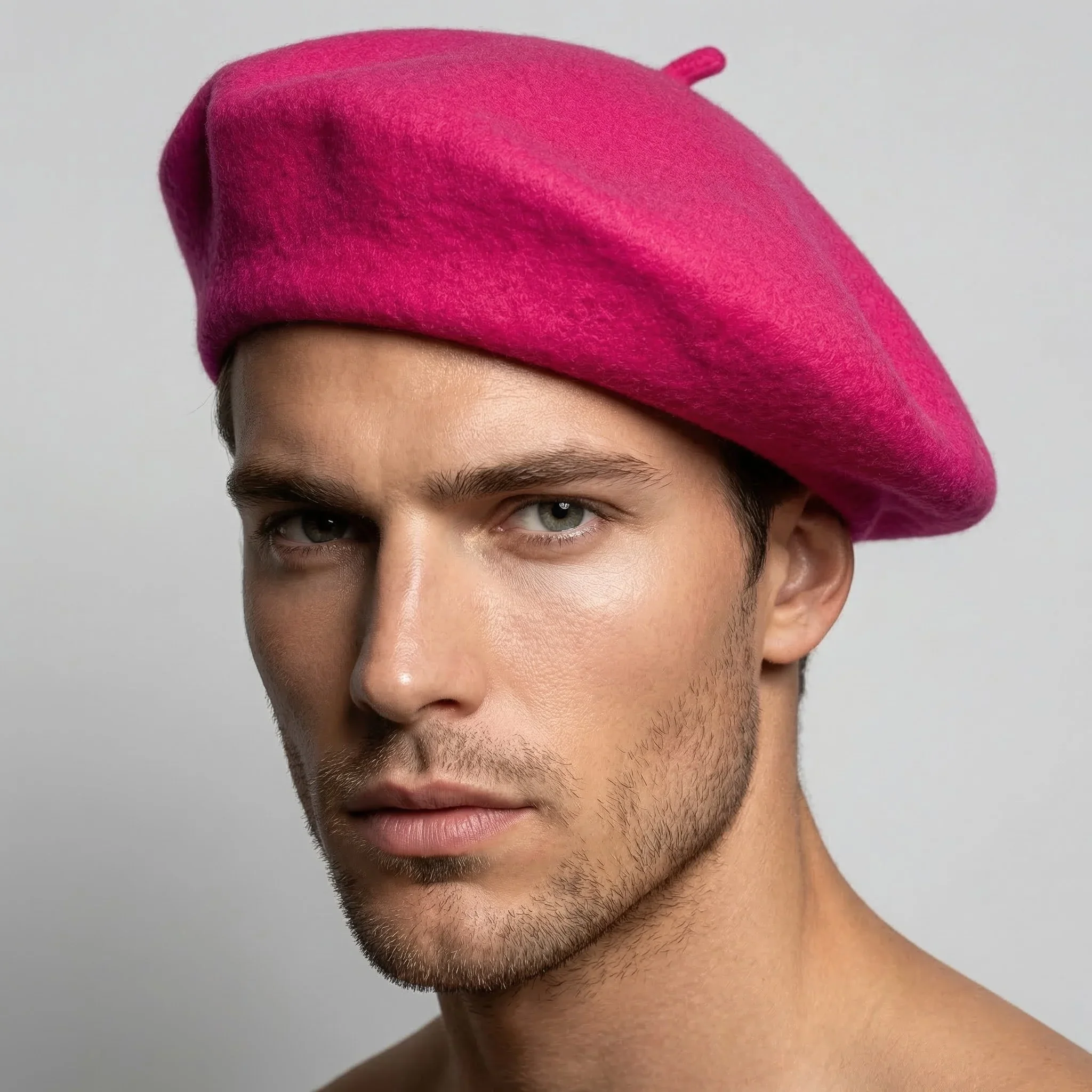 Pink French Beret - Image 3