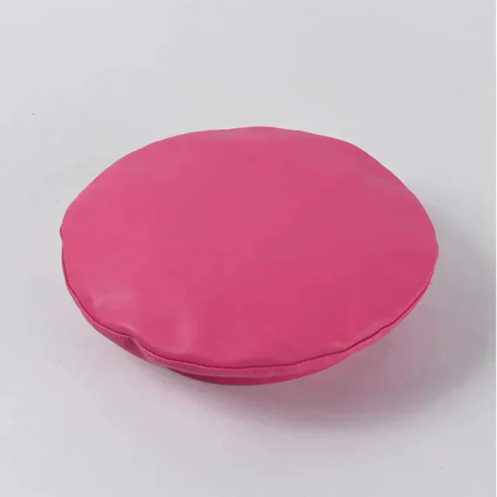 Pink Leather Beret - Image 2