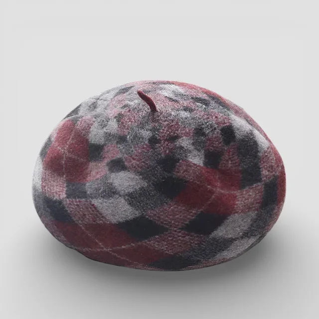 Plaid Beret - Image 5
