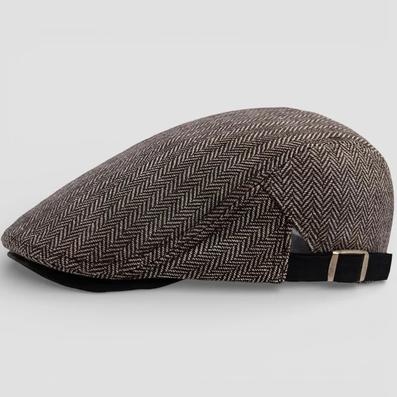 Plaid Beret Cap - Image 3