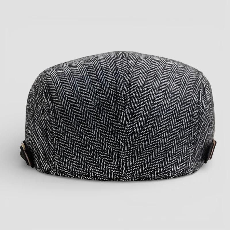 Plaid Beret Cap - Image 4