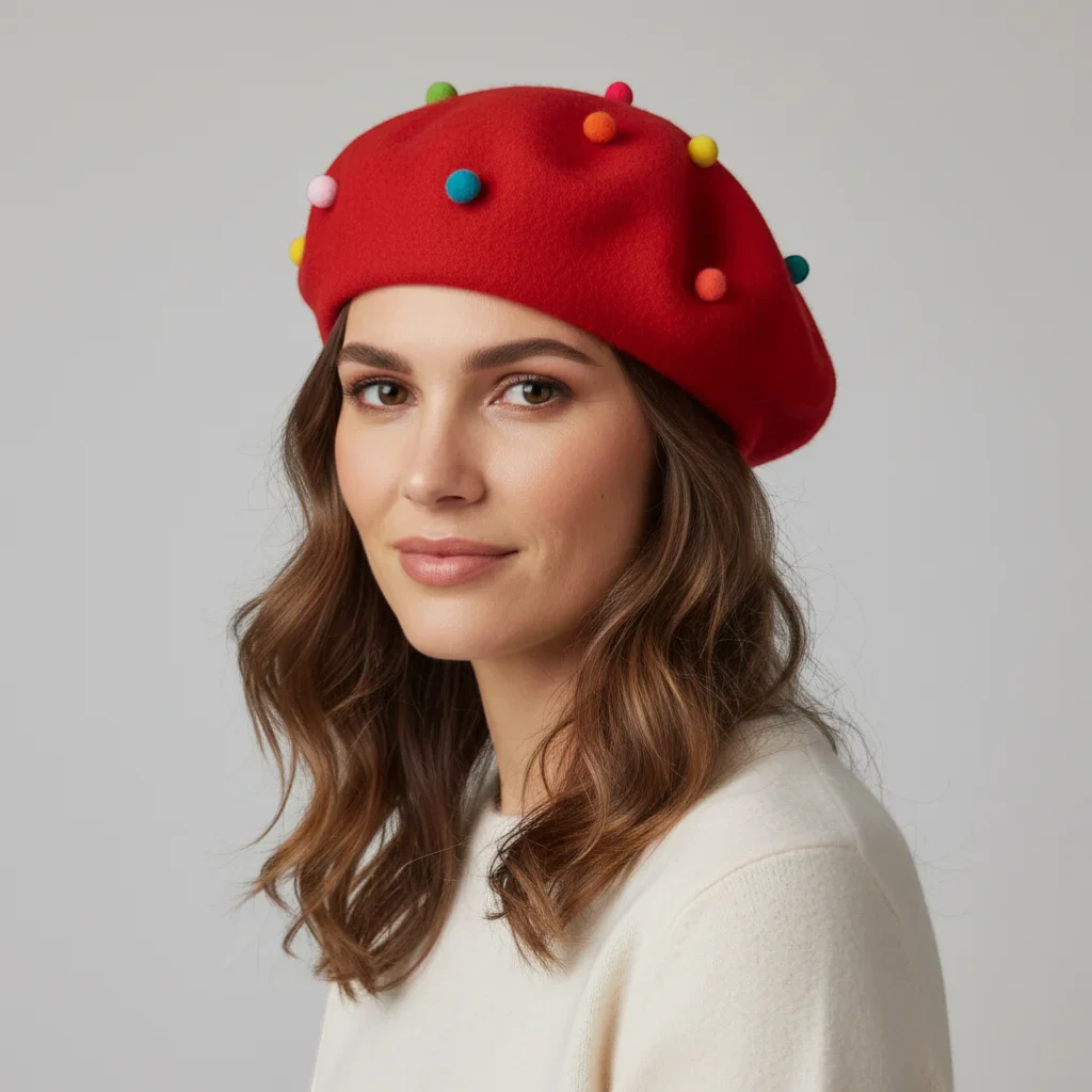 Red Candy Beret - Image 2