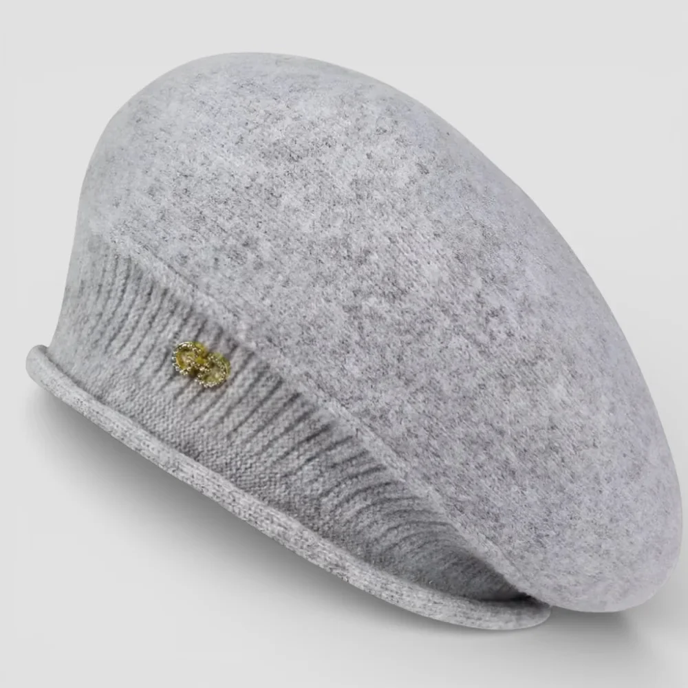 Slouchy Wool Beret - Image 3