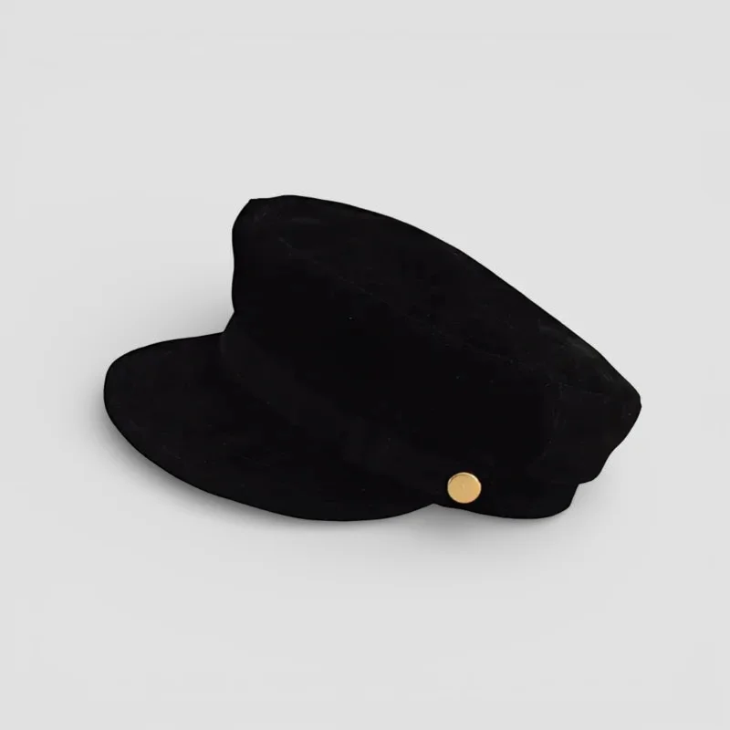 Suede Newsboy Cap - Image 4