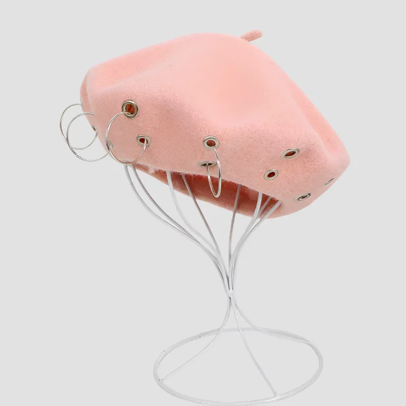 Wool Fashion Beret - Image 2