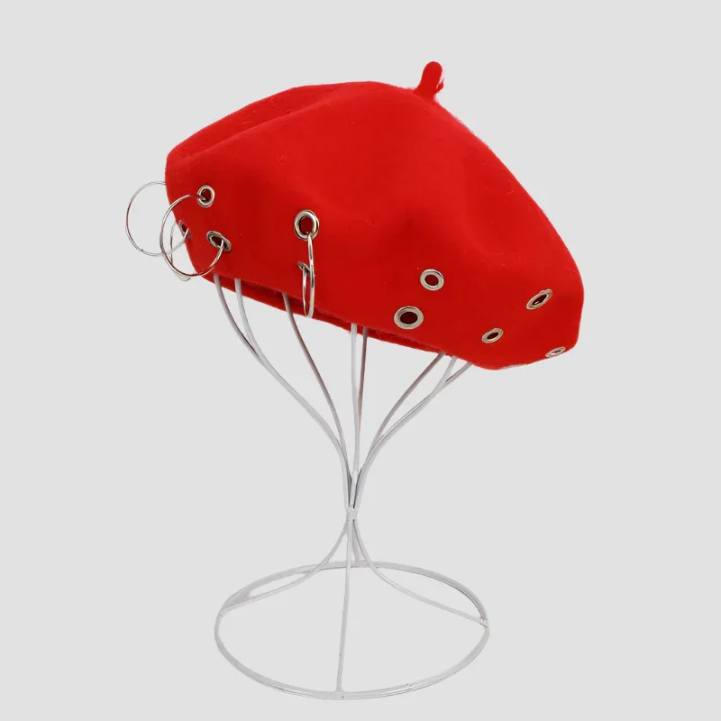 Wool Fashion Beret - Image 3