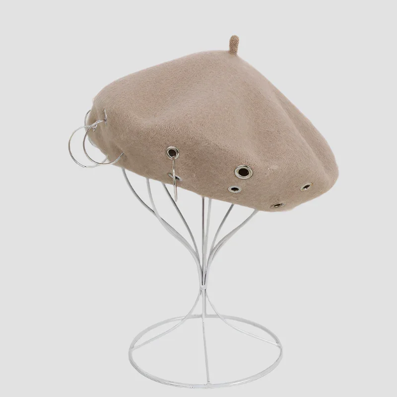 Wool Fashion Beret - Image 4