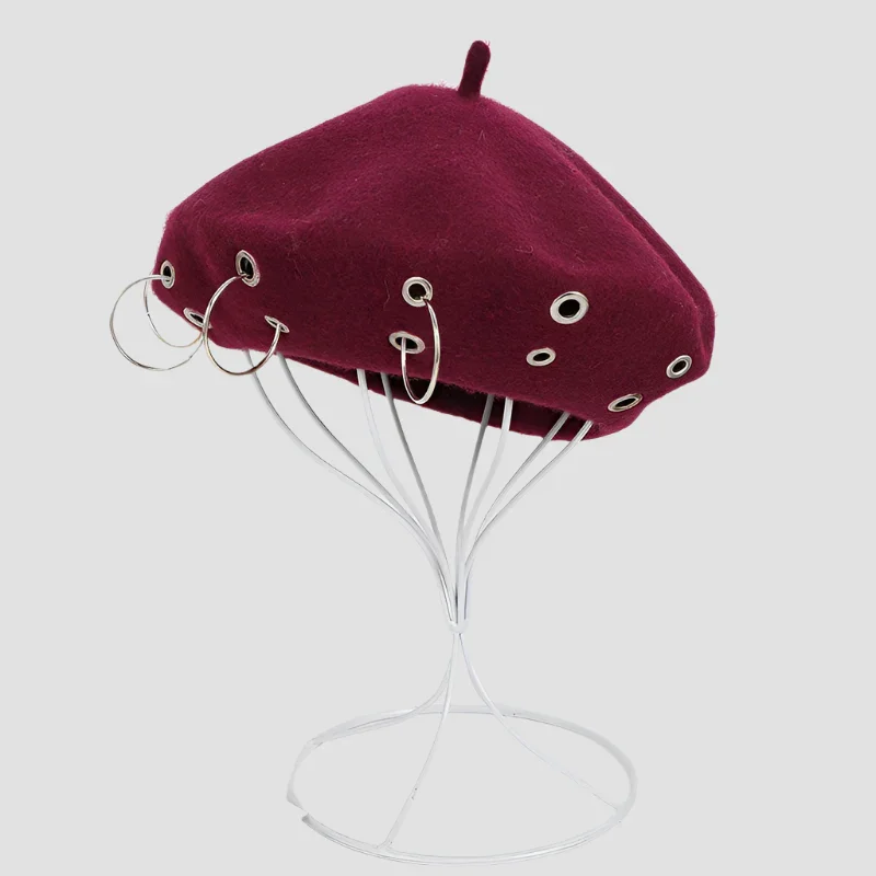 Wool Fashion Beret - Image 5