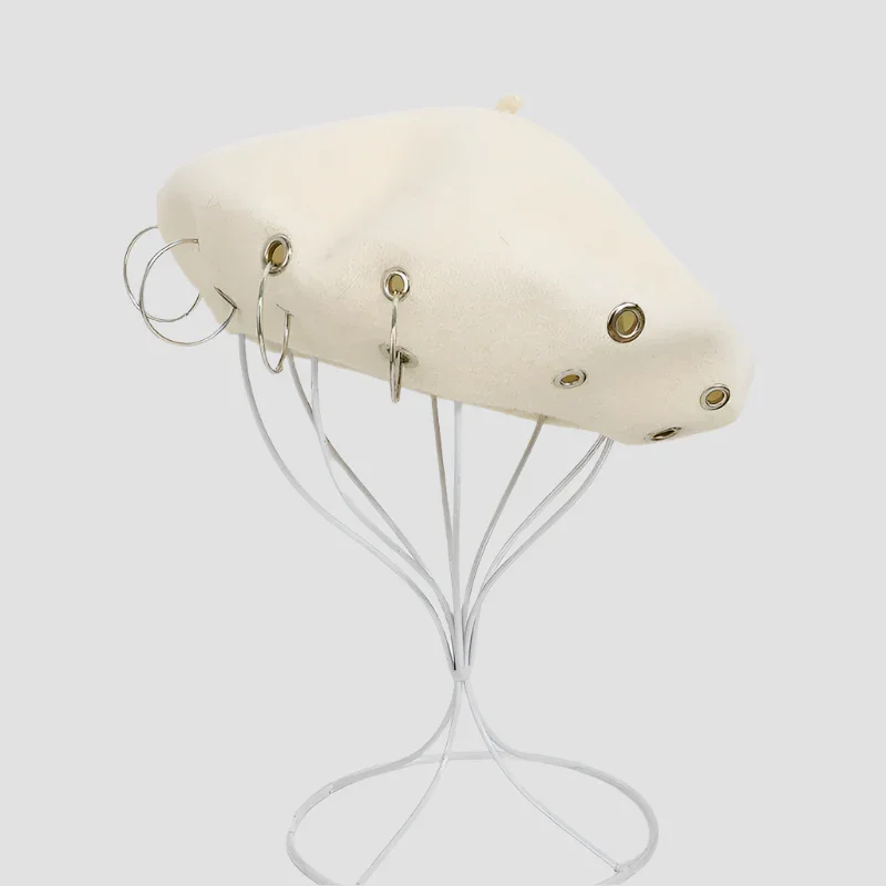 Wool Fashion Beret - Image 6